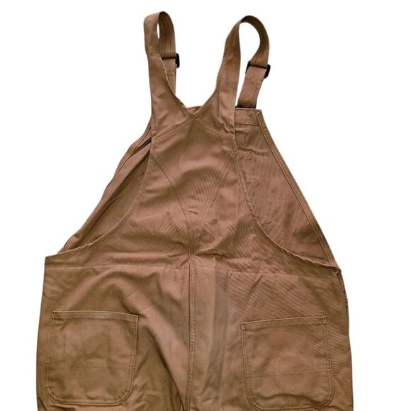 Carhartt FR Quilted Lined Double Knee Duck Overalls Size 38 x 36 - Picture 6 of 11